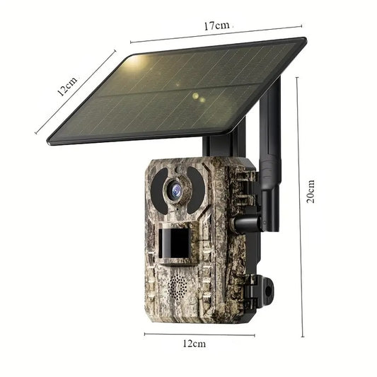 Cámara de fototrampeo 4G y placa solar