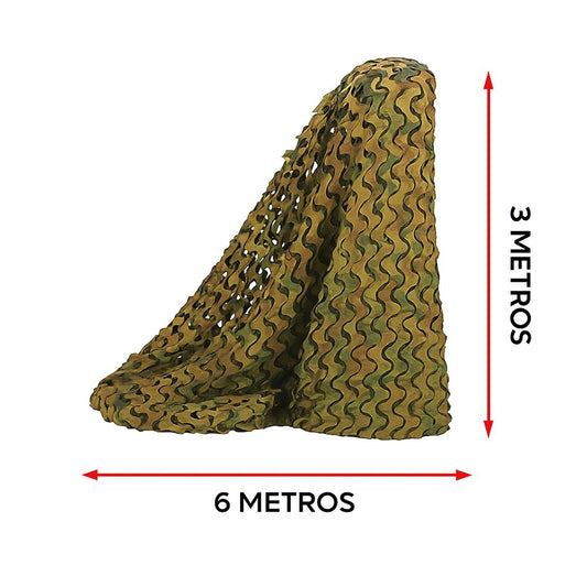 Red de Camuflaje Bosque 6x3 m – Caza, Airsoft y Naturaleza