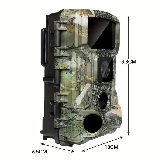 Vista frontal cámara trail 84MP con WiFi