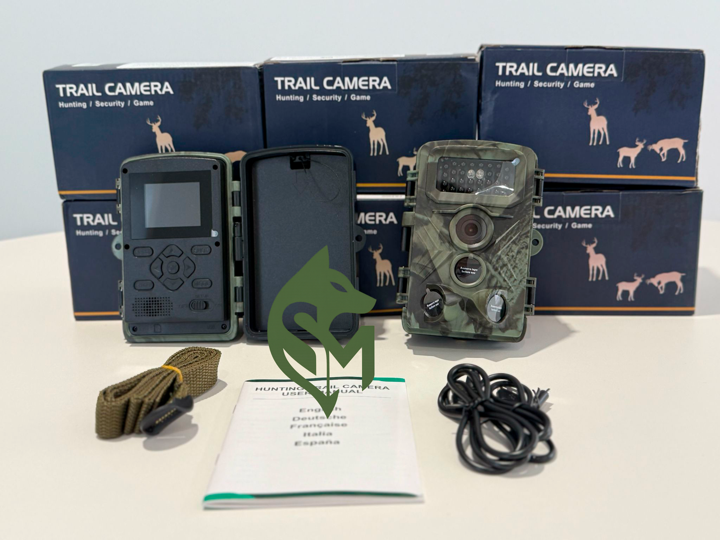 Cámara de Caza 4K – Fototrampeo HD Nocturna con Sensor 130° y 84MP