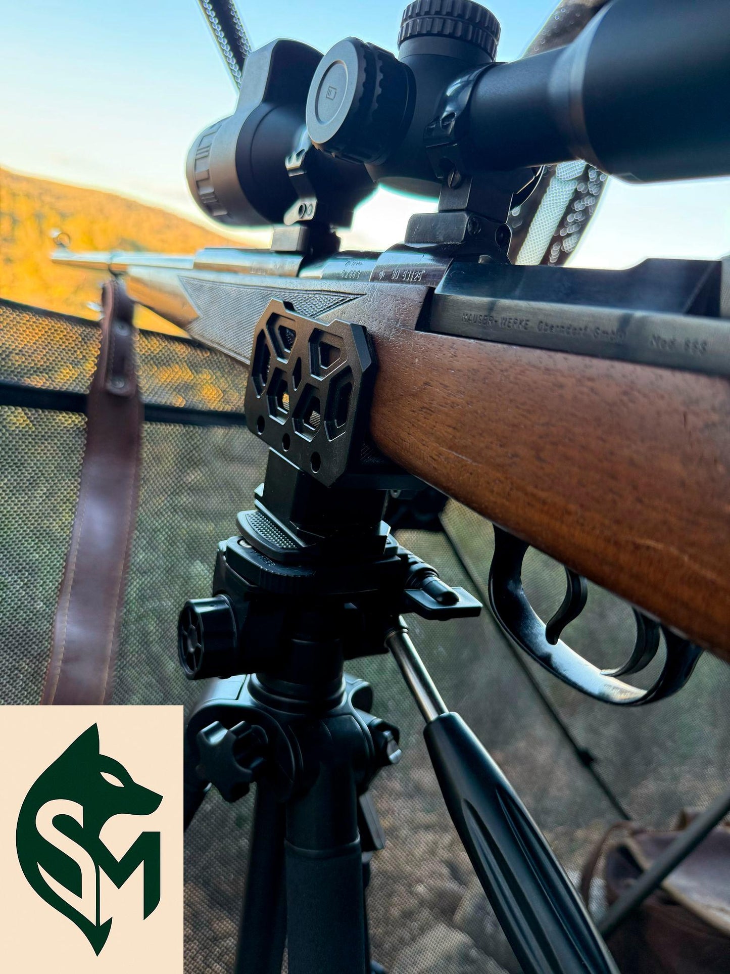 Trípode para Rifle de Caza en Aluminio – Esperas y Montería