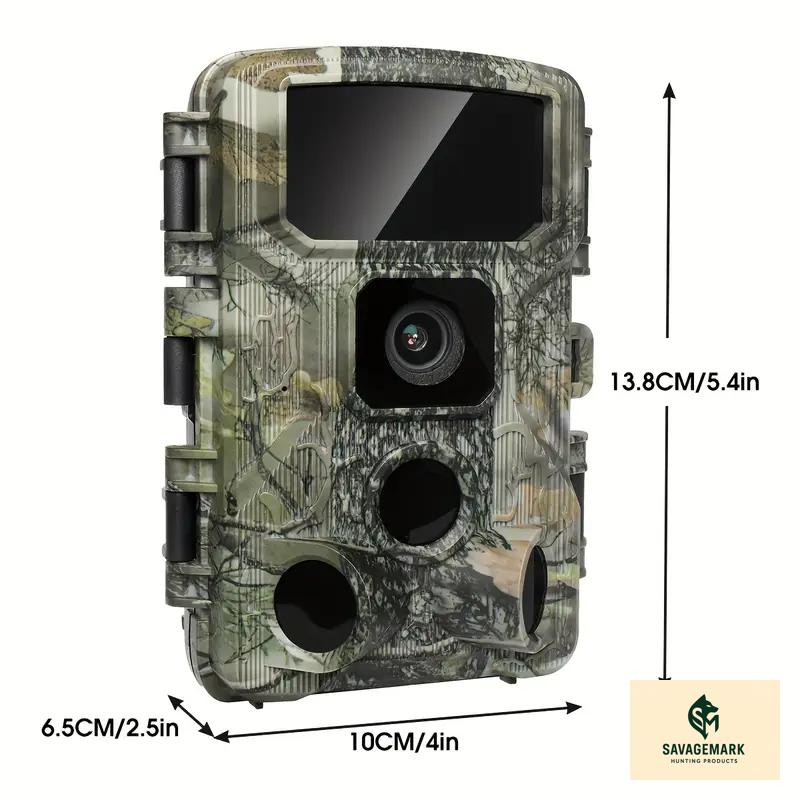 Cámara de Fototrampeo 4K con Tarjeta 64GB para Caza o Vigilancia