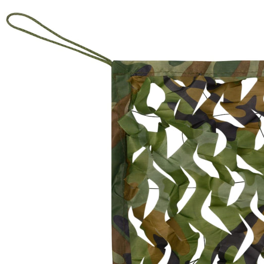 Red de camuflaje reforzada doble capa 1,5 x 3 m
